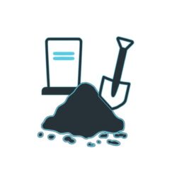 Копка могилы в Ленинградской области